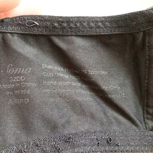 Soma Full Coverage Bra Underwire Back Closure Black Size 32DD - Picture 4 of 4